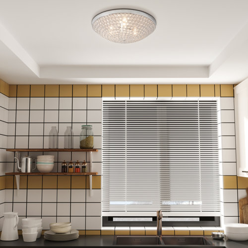 Willa Arlo Interiors Java Crystal Flush Mount Wayfair